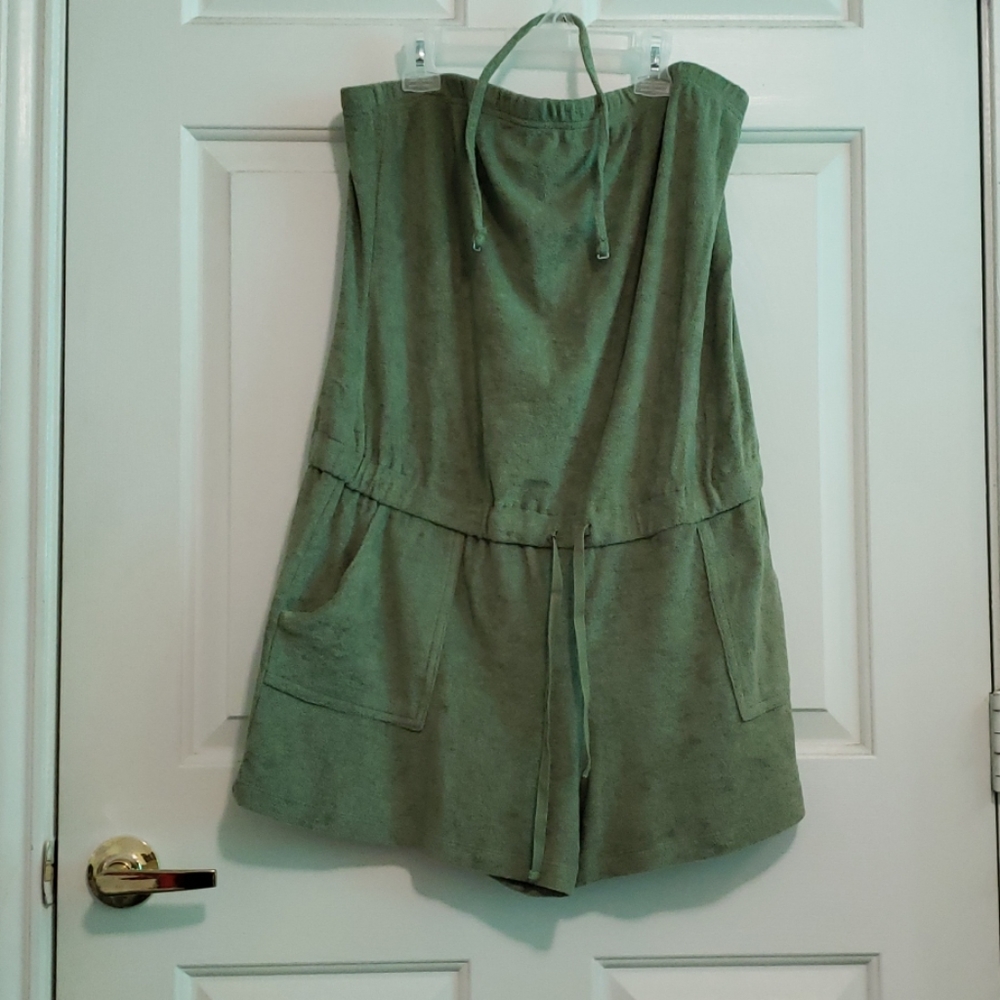 NY&Co. Soho Olive green romper
